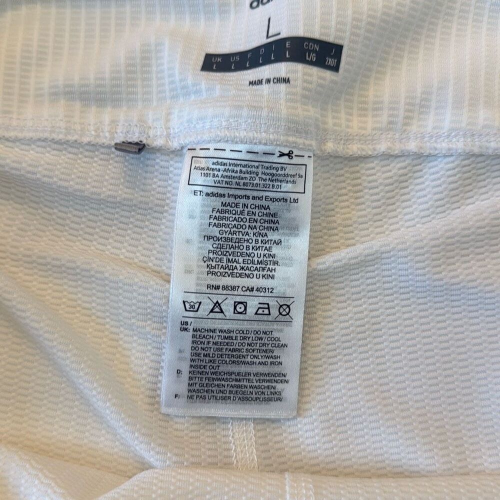 Adidas rangewear golf tennis skort size large white - Picture 10 of 14